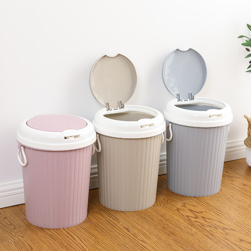 按压式垃圾桶家用客厅厨房卫生间翻盖式垃圾桶分类大号