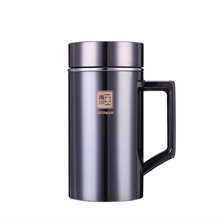 Titanium High series stainless steel titanium gold insulated cups, high-end business tea brewing and office cups for men and women, customized logo Item Picture