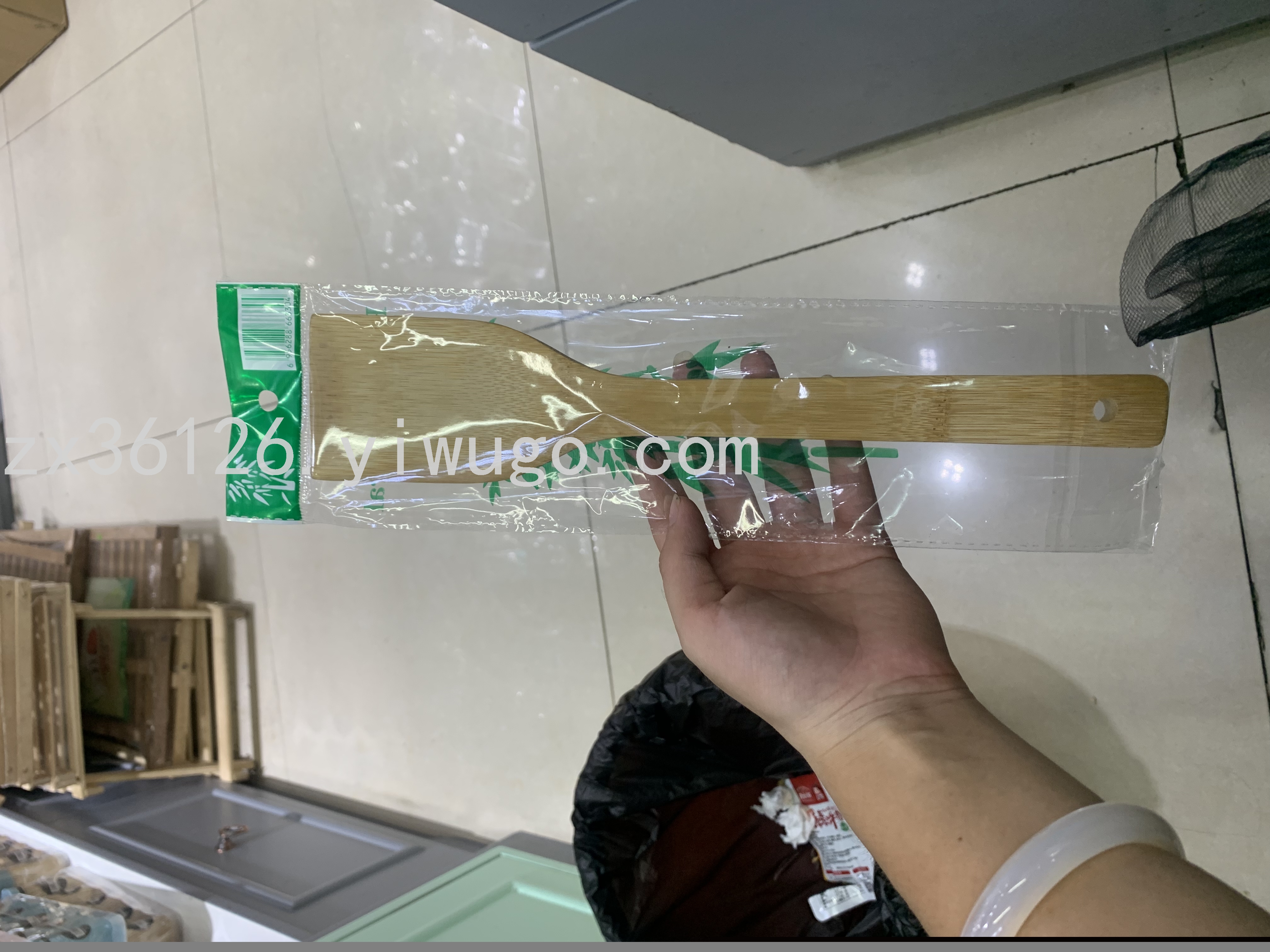 Wooden spoon environmental protection use long custom welcome orders details Picture