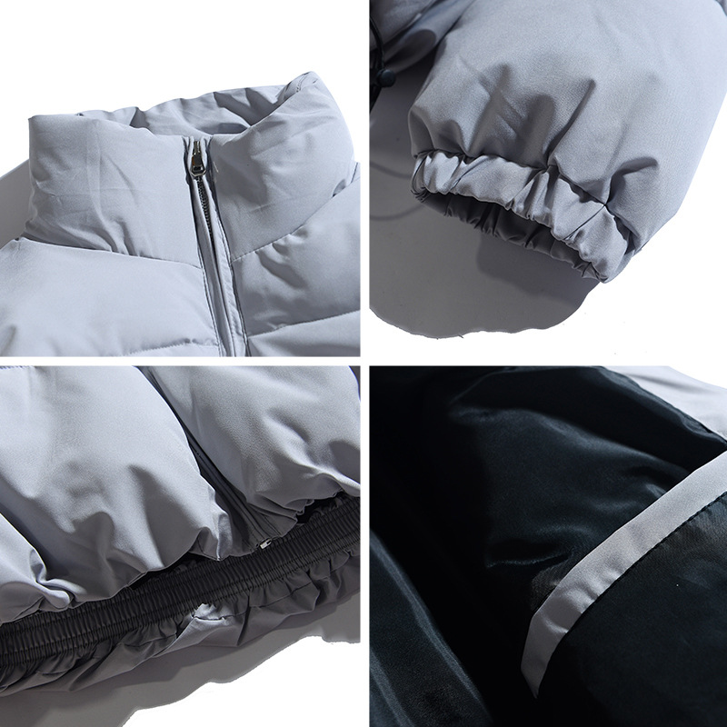 2021 New winter men's warm thickened cotton clothes, breadwear, casual short cotton-padded jacket, stand-up collar coat for men Application Scenario