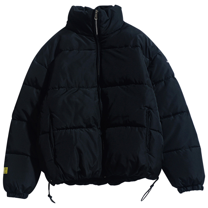 2021 New winter men's warm thickened cotton clothes, breadwear, casual short cotton-padded jacket, stand-up collar coat for men Item Picture