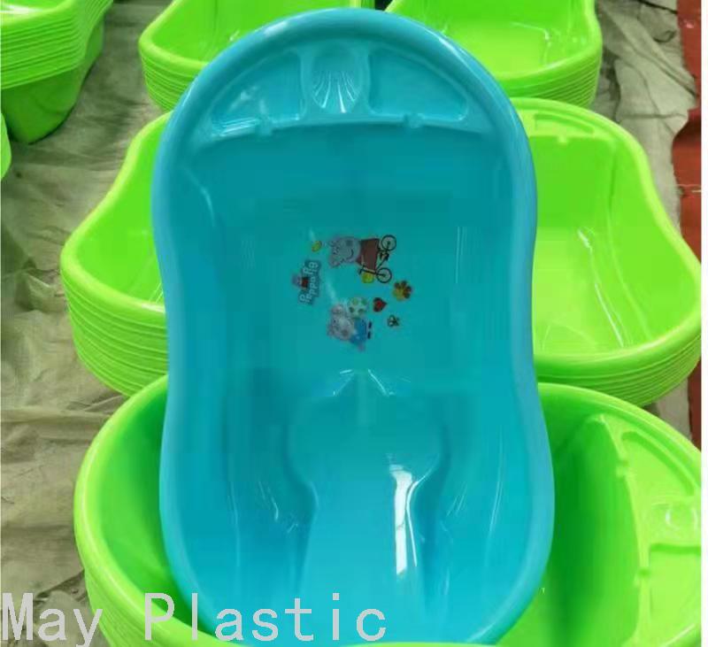 厂家直销糖果色婴儿浴盆大号儿童洗澡盆可坐宝宝洗澡桶新生儿澡盆