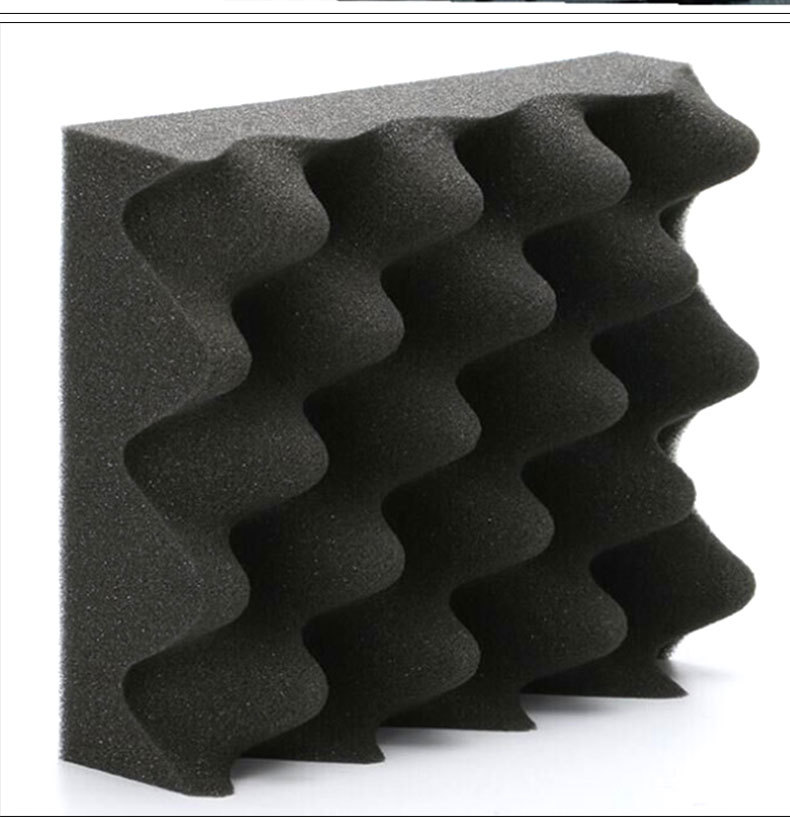 Musical instrument shockproof and anti-collision sponge, 2.5cm wave peak packaging sound insulation sponge full figure