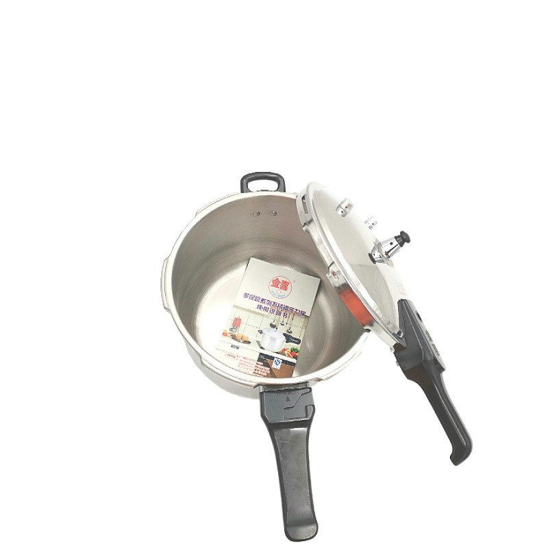 304 stainless steel pressure cooker with stainless steel bottom and steaming plate, universal pressure cooker, 22-28cm details Picture