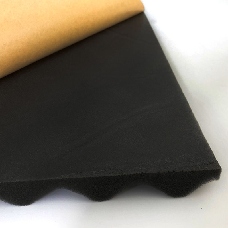 Musical instrument shockproof and anti-collision sponge, 2.5cm wave peak packaging sound insulation sponge Specification drawing