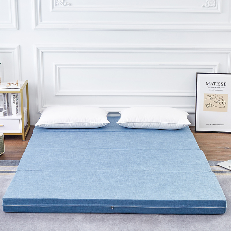 Folding mattress, soft cushion, nap mat, tatami sponge pad, single student dormitory rental, special floor mat available for customization Application Scenario