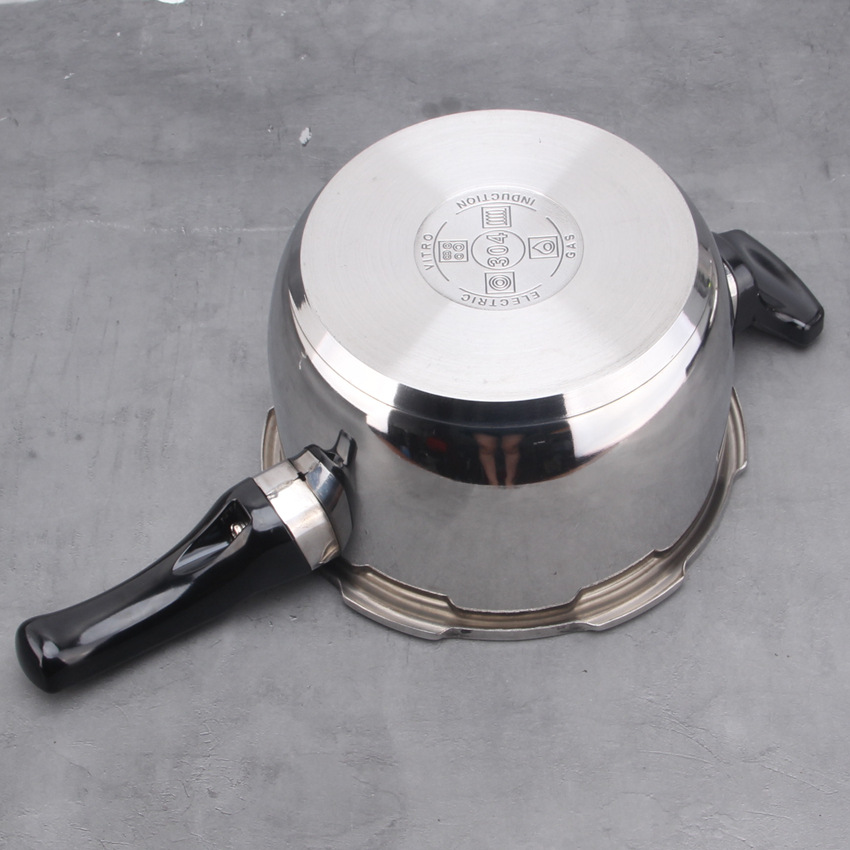 304 stainless steel pressure cooker thickened, suitable for commercial and household pressure cookers, gas stoves and induction cookers. Stainless steel cookware Specification image