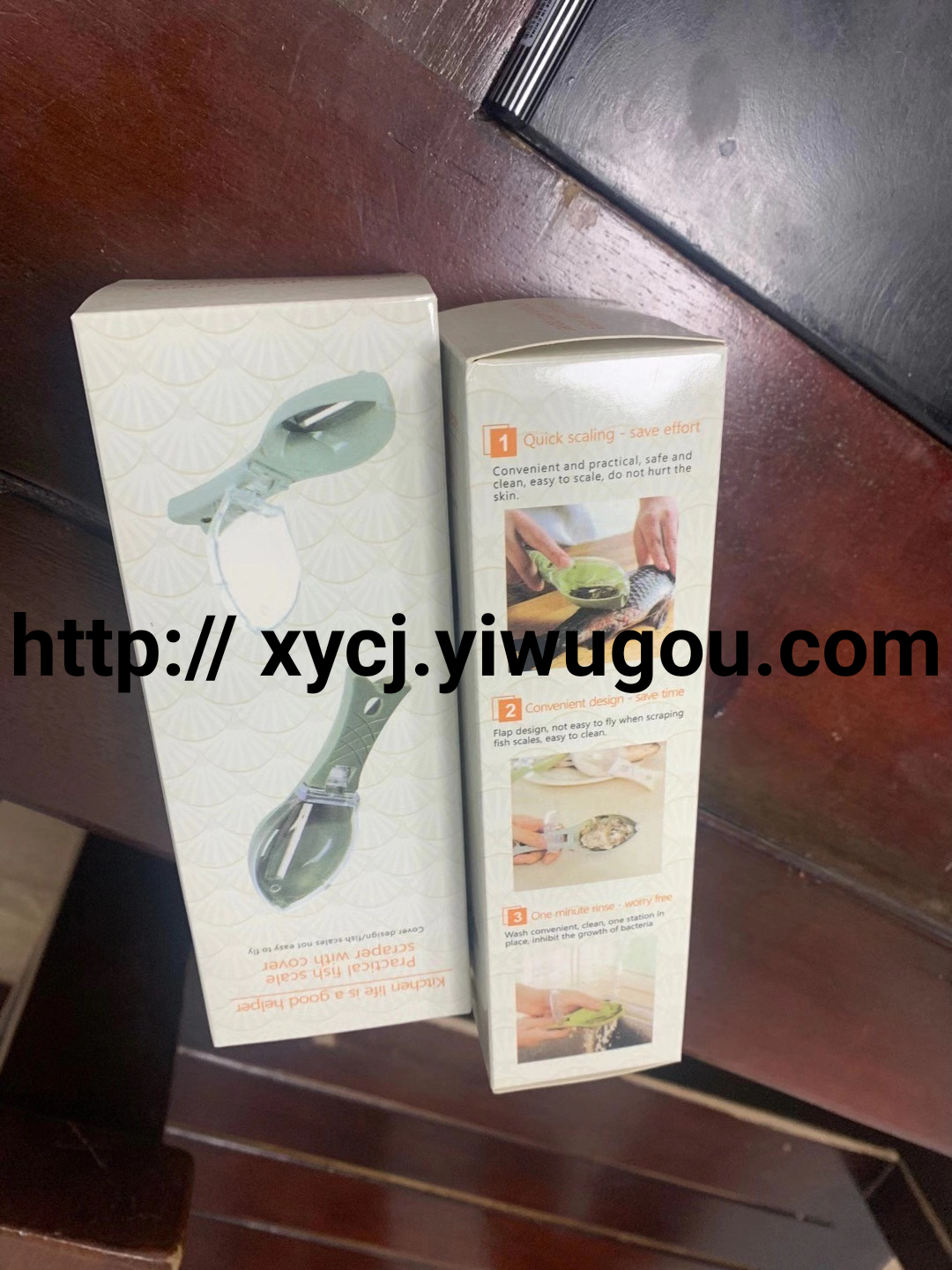 Cross-border household kitchen tools with covers, fish scale removers, kitchen fish scale scrapers, manual fish scale removal tools manufacturers Specification image