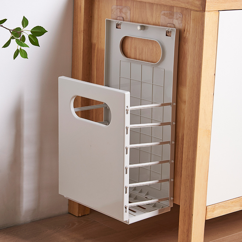 Cesta de suciedad plegable cesta de almacenamiento de ropa lavabo colgante de pared cesto de ropa cubo baño details Picture