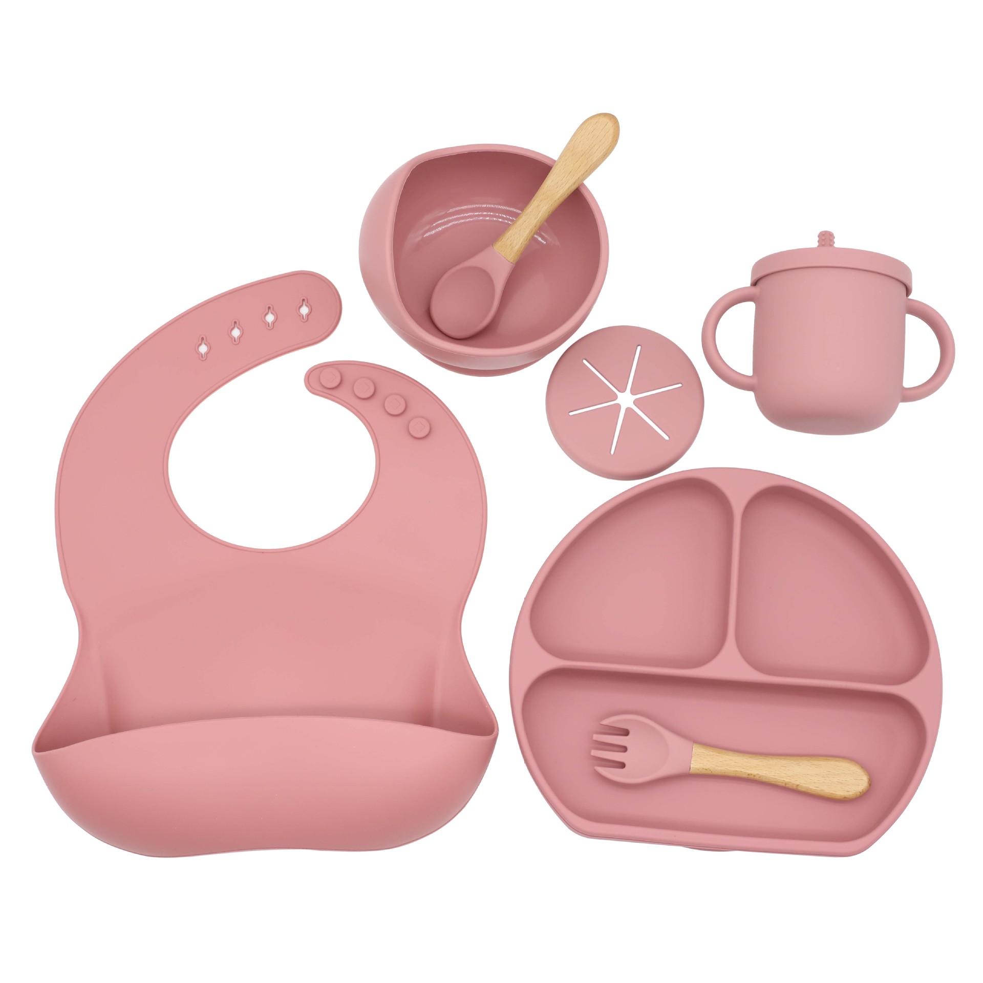 أطباق الأطفال السيليكا الرضيع، ذات أطباق من الوجبات الخفيفة، الرفوف من السقوط Item Picture