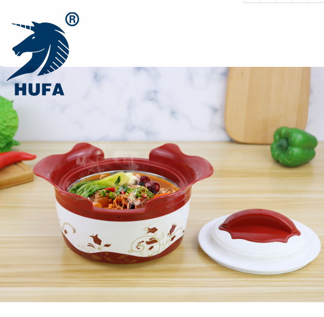 HUFA 410 Stainless Steel Cookware set Plastic Steel Magnolia Pot 800/1200/2200/3200ml Specification image