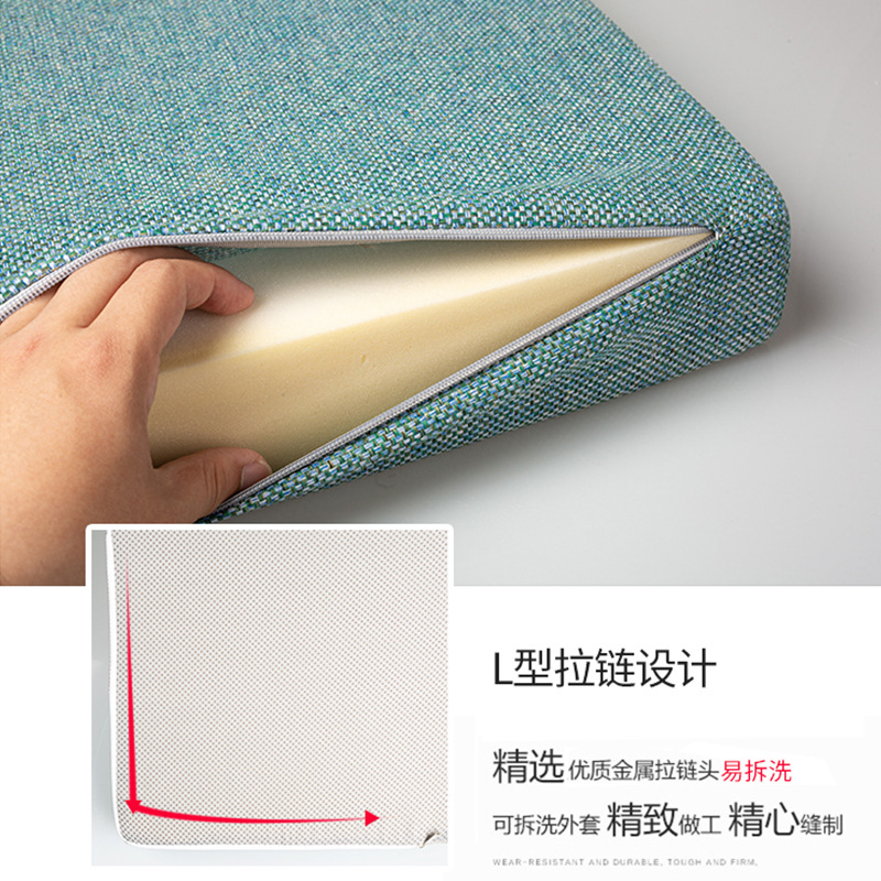 High-density sponge seat cushions for dining chairs, sofa cushions, bay window sills, household chair cushions, anti-slip thickened seat cushions for height increase Application Scenario