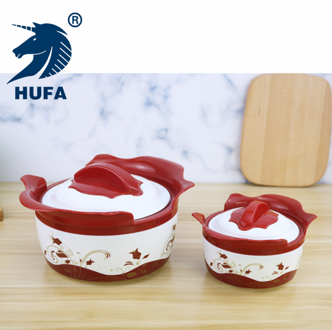 HUFA 410 Stainless Steel Cookware set Plastic Steel Magnolia Pot 800/1200/2200/3200ml details Picture