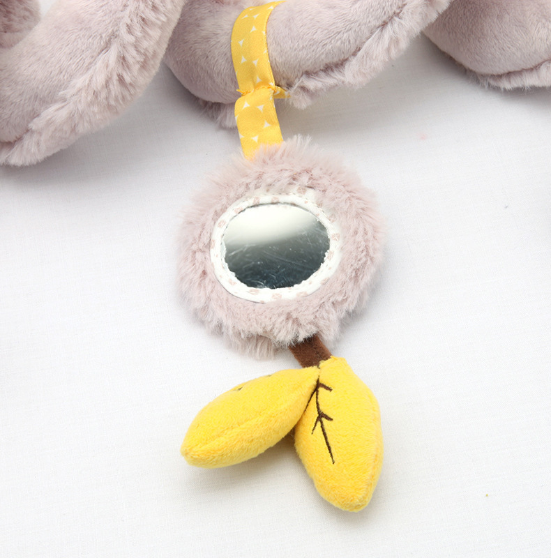 Cute koala bed with safety mirror, paper plush bed, bell car music pendant Application Scenario