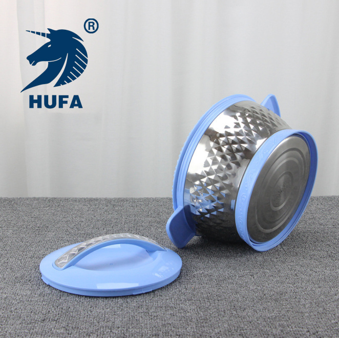 New foreign trade products: stainless steel insulated pot, plastic steel double-layer foaming cold preservation and freshness preservation pot, diamond point African set pot Application Scenario