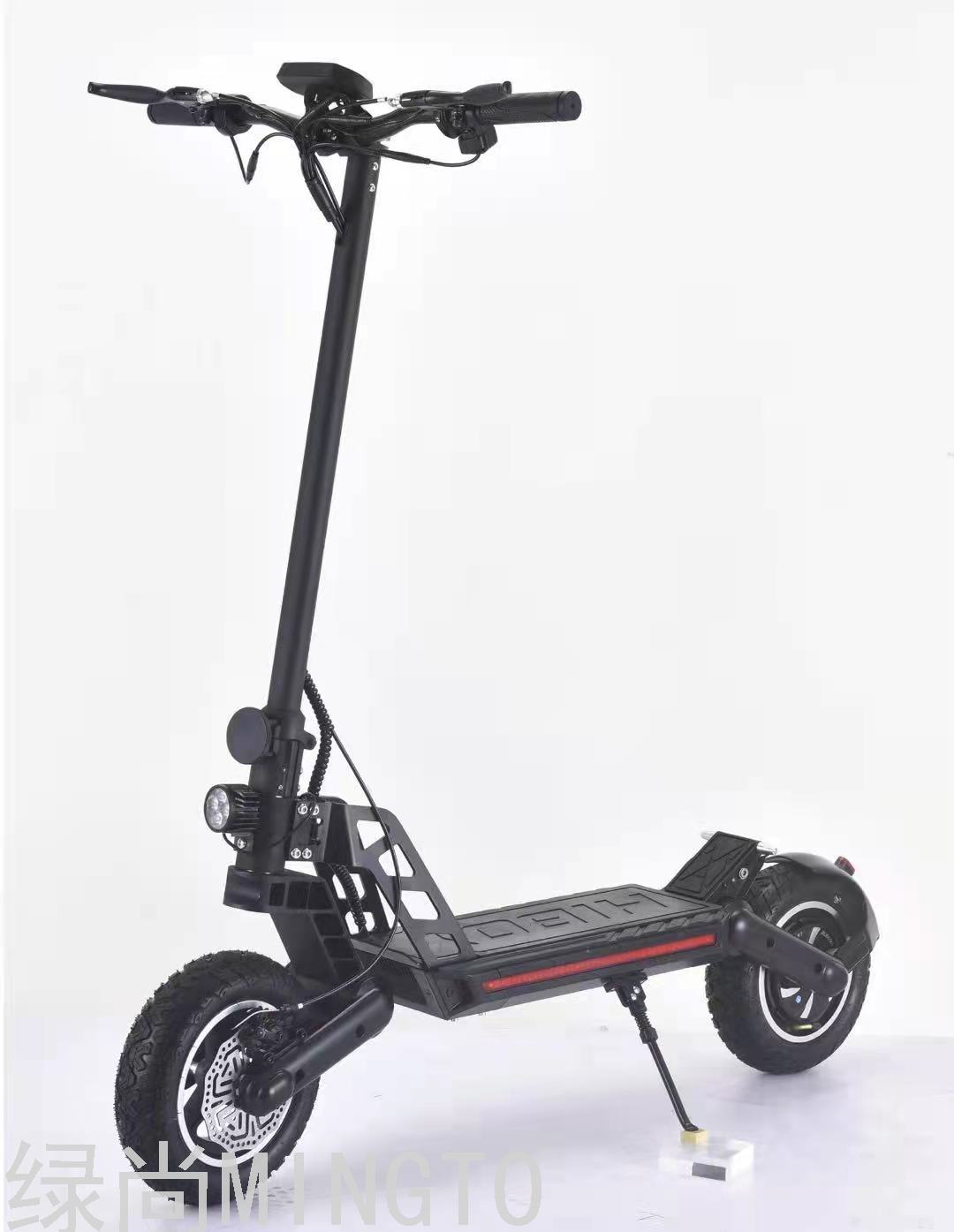 [工厂直销】绿尚折叠电动滑板车锂电折叠自行车电动滑板车