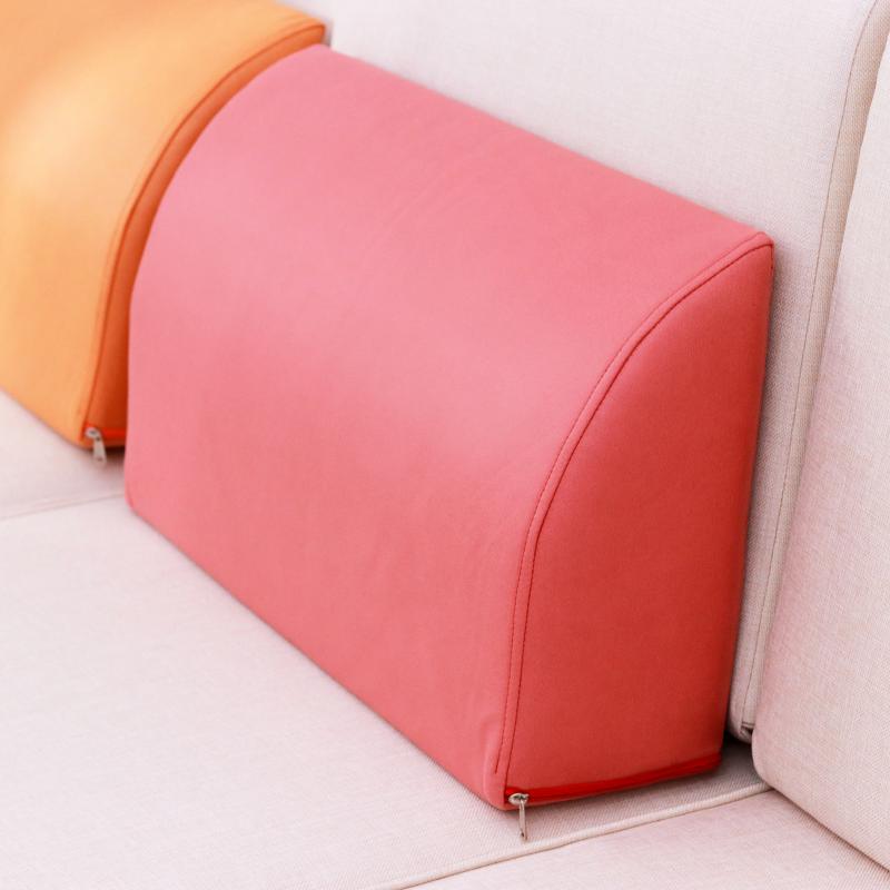 Sofa lumbar pillows, living room cushions, office chair cushions, lumbar cushions, sponge large backrests, bed cushions, headboard cushions, long strips details Picture