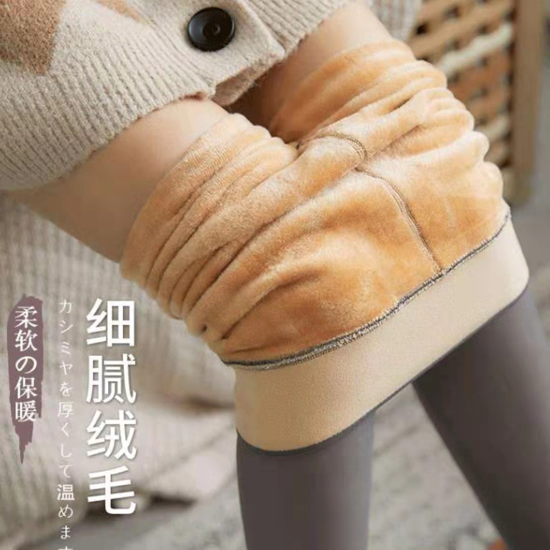 Winter thickened and velvet leggings autumn winter fashion slim foot pants warm rompers