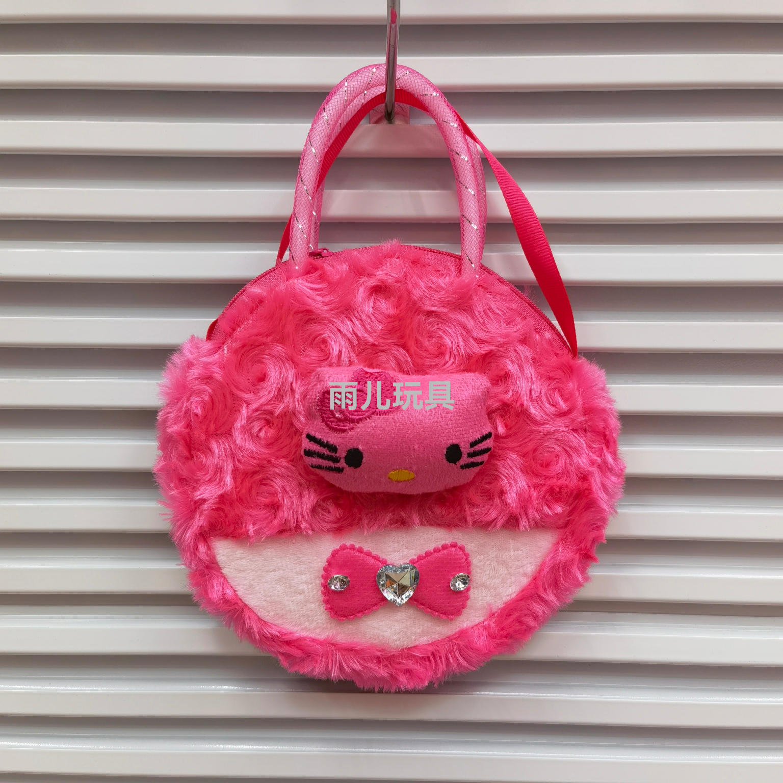 Plush bag, children's shoulder bag, cartoon bag, hand-held crossbody bag, cartoon animal head, children's single-shoulder bag Application Scenario