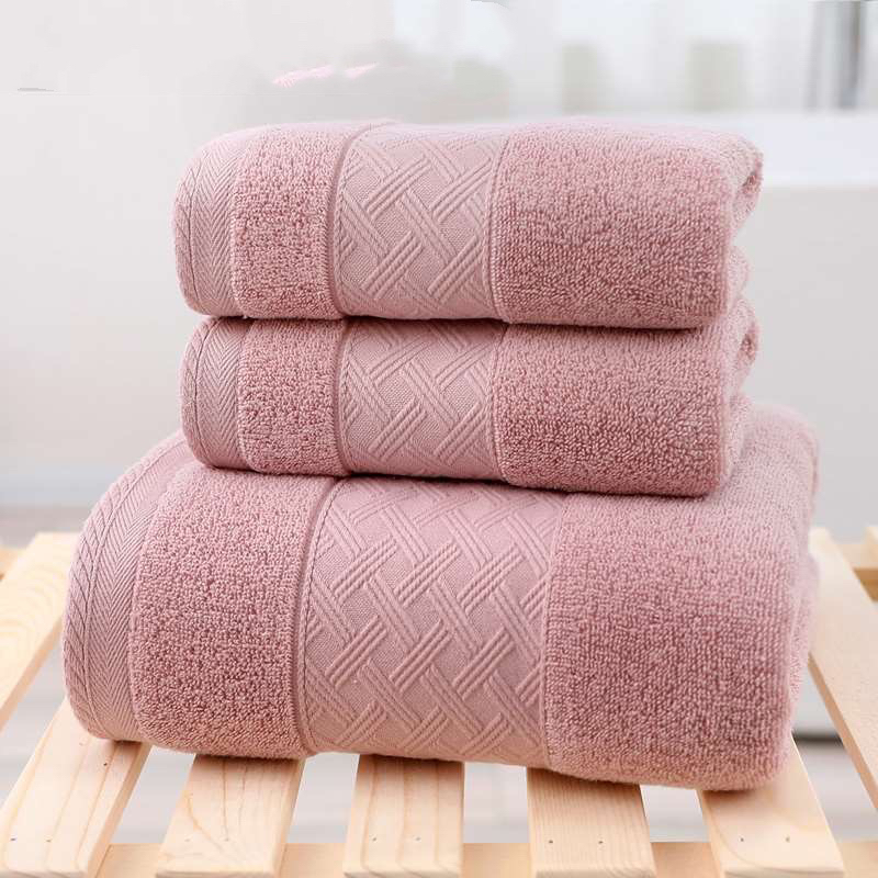 Toalla de baño de algodón toalla de juego de toallas para hombres y mujeres baño de adultos de uso doméstico 100% algodón suave no se pierde toalla súper absorbente Application Scenario