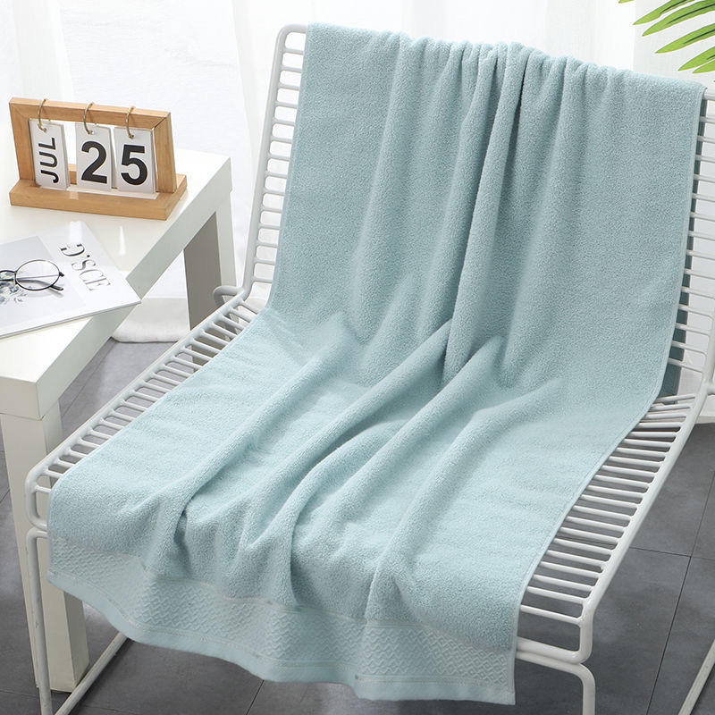 Toalla de baño de algodón toalla de juego de toallas para hombres y mujeres baño para adultos de uso doméstico 100% algodón suave no pierde el pelo súper absorbente 70*140 details Picture