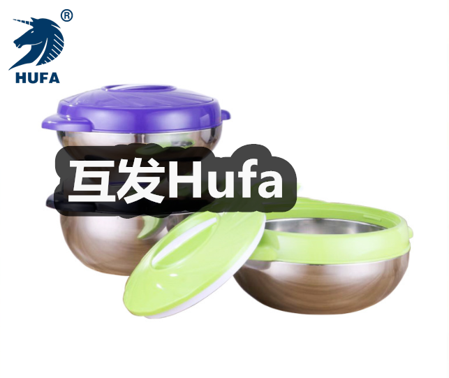 Wind and Fire Wheel Three-piece set insulated pot, plastic steel double-layer foaming cold preservation and freshness preservation pot, African export set pot details Picture