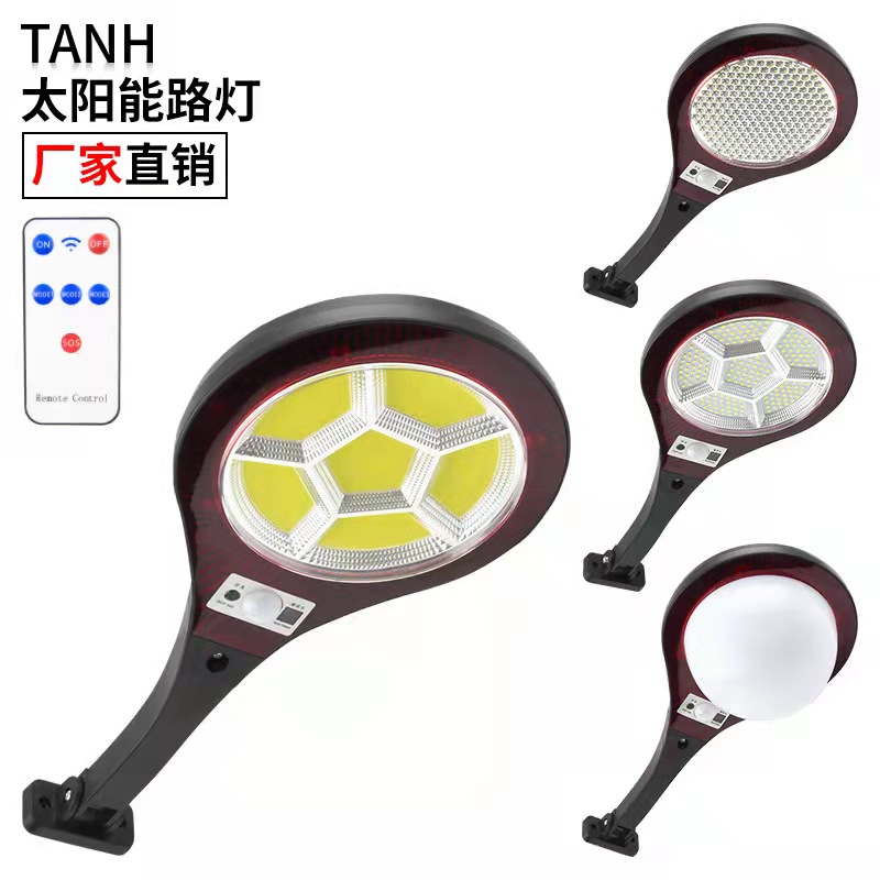 2021 New solar wall light outdoor waterproof human sensing courtyard lighting corridor wall lighting street lights