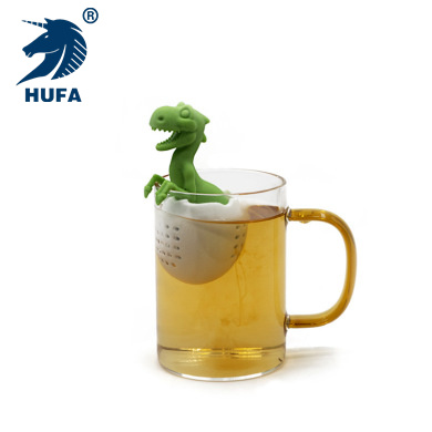 恐龙宝宝茶漏硅胶 创意产品霸王龙滤茶器  恐龙泡茶器茶具  硅胶茶漏  茶宝  泡茶器  茶叶过滤器 泡茶用具  家用 