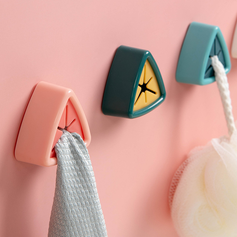 Creative towel rack, non-perforated cloth stopper, kitchenware, household plastic dishcloth, towel bar for storage