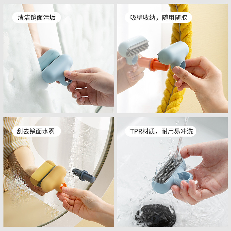 T-shaped mirror cleaner, glass mirror cleaning wonder, wiper, two-in-one descaling and glass cleaner, factory direct sales Specification image