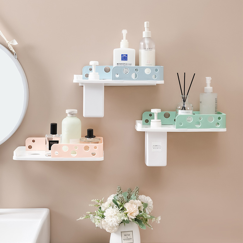 Bathroom storage rack, shower room, bathroom, no need for drilling, toilet, washroom, wall-mounted body wash storage rack