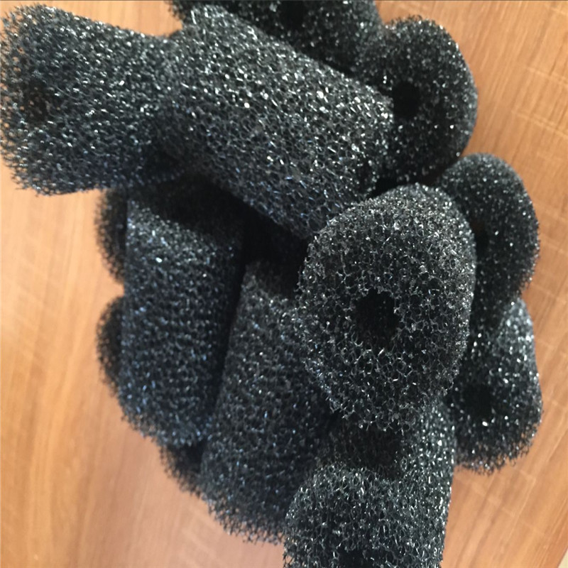 Customized sponge column water purification and impurity filtration sponge column bath hall PU mesh blasting sponge factory details Picture