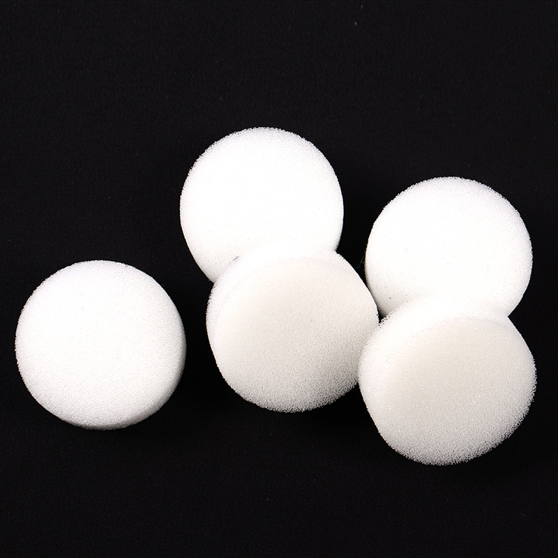 Factory direct supply of white sponge aquarium filter, special filter sponge, circular sponge inner support specifications, customizable Specification drawing