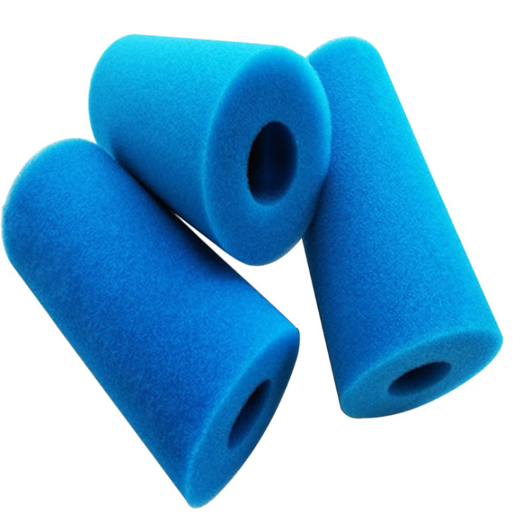 Customized sponge column water purification and impurity filtration sponge column bath hall PU mesh blasting sponge factory full figure