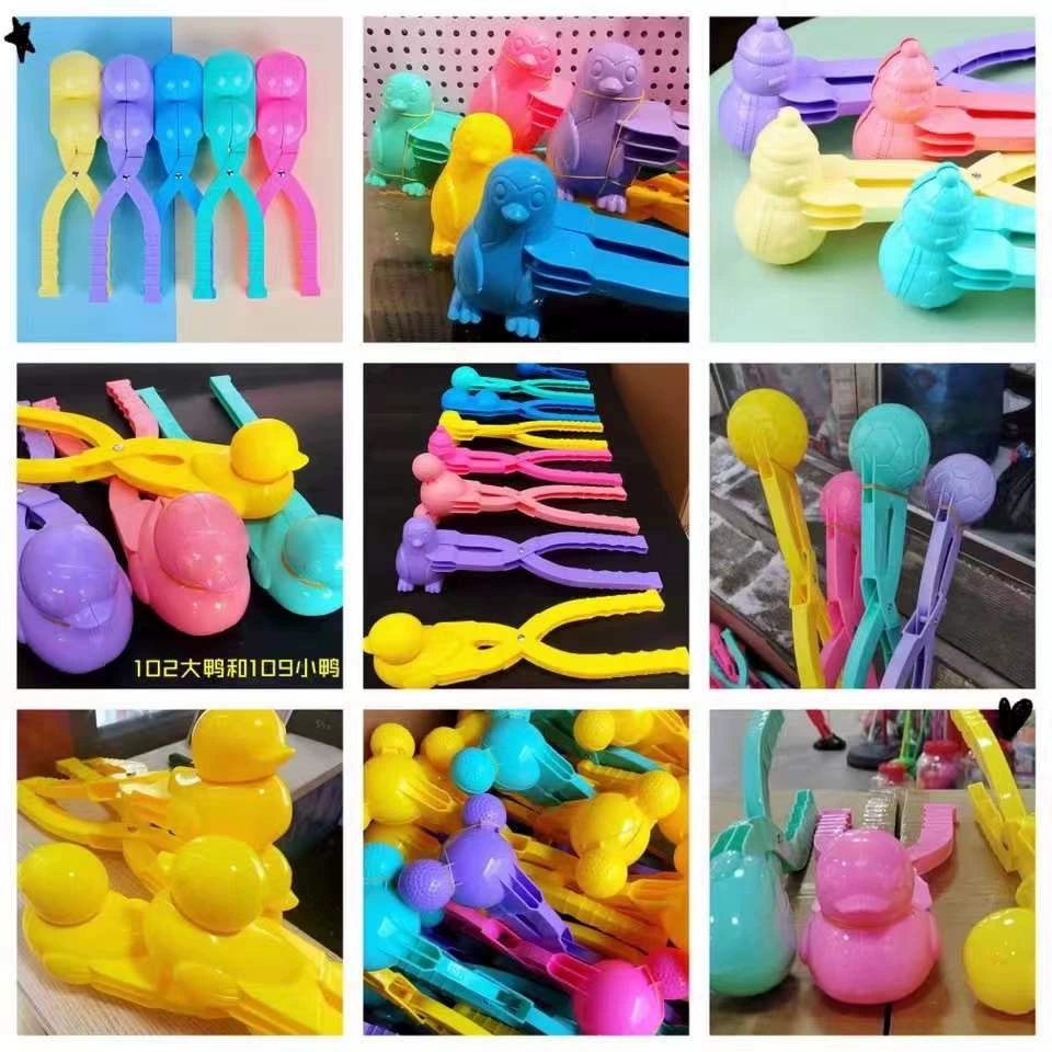 Children's snow toys, snow tongs, snowball scoops, snowball fight tools, sand ball tongs, beach toys h Specification drawing