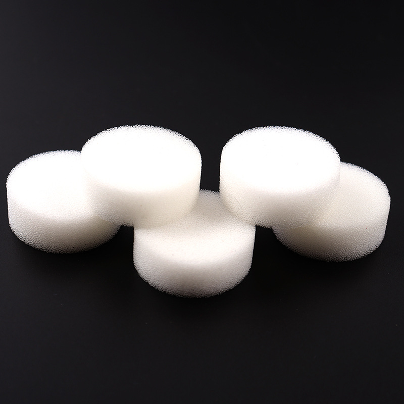 Factory direct supply of white sponge aquarium filter, special filter sponge, circular sponge inner support specifications, customizable Application Scenario