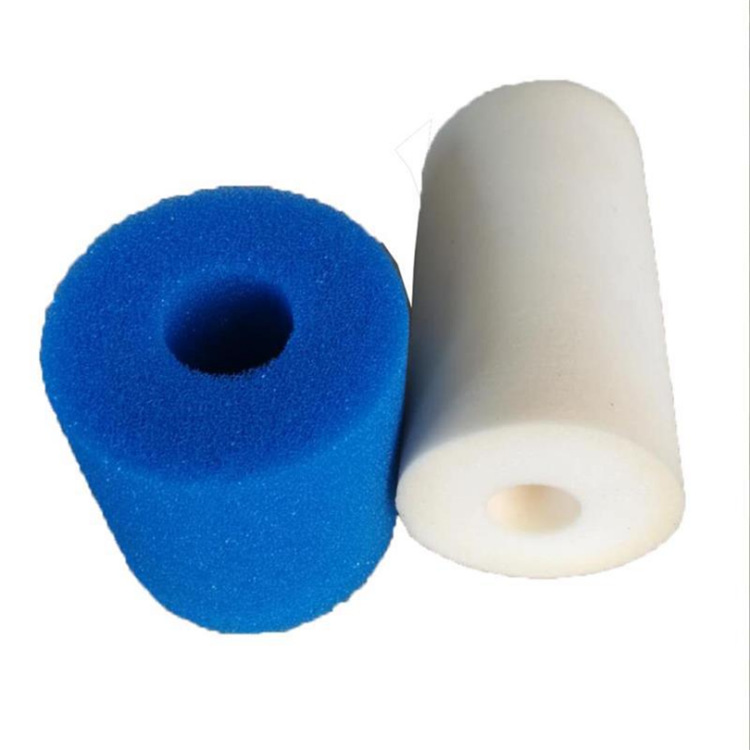 Customized sponge column water purification and impurity filtration sponge column bath hall PU mesh blasting sponge factory Item Picture