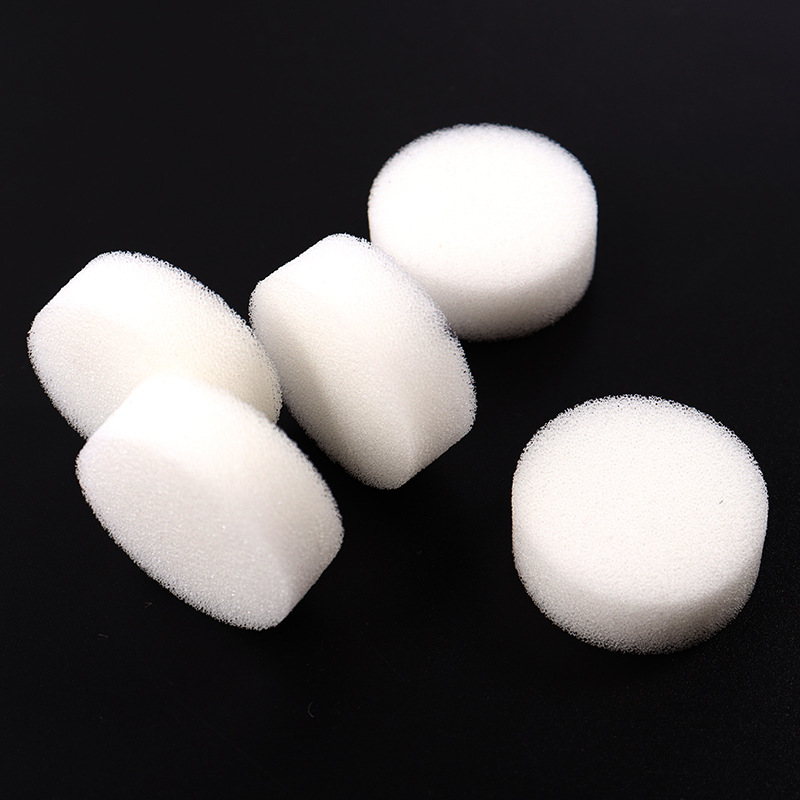 Factory direct supply of white sponge aquarium filter, special filter sponge, circular sponge inner support specifications, customizable details Picture