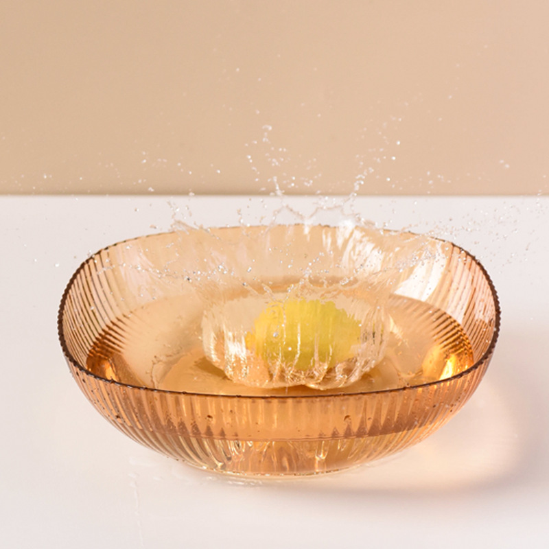 Net Red Fruit Tray Home Translucent Simple Nordic Style Modern Living Room Coffee Table Creative Dry Fructose Snack Fruit Tray Specification drawing