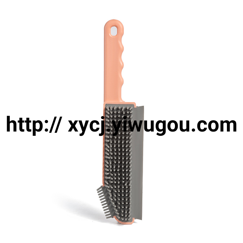 Cleaning brush, three-in-one kitchen and bathroom countertop brush, sink and stove brush, crevice brush, multi-functional water scraper brush, scraper blade Item Picture