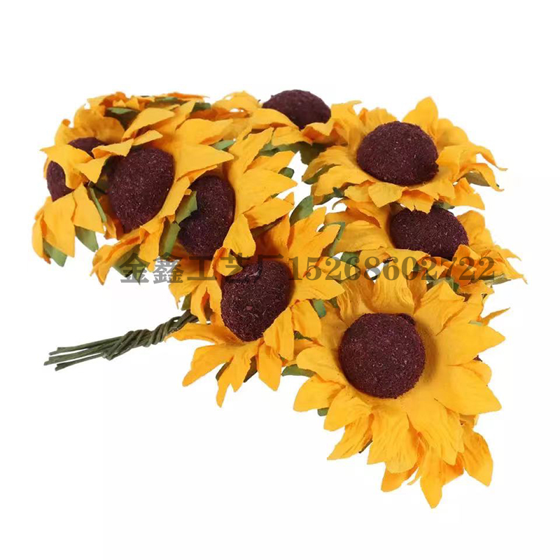 假花/毛线花束/婚庆背景/假花仿真花/红豆花细节图