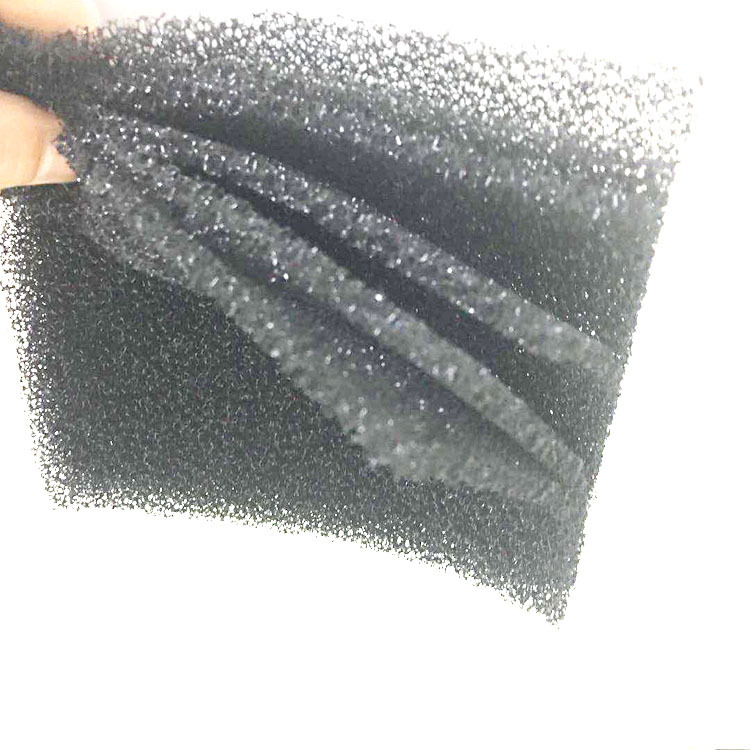 Factory wholesale pu foam mesh sponge, black 3mm mesh dust-proof sponge, custom-made warm air blower filter cotton details Picture