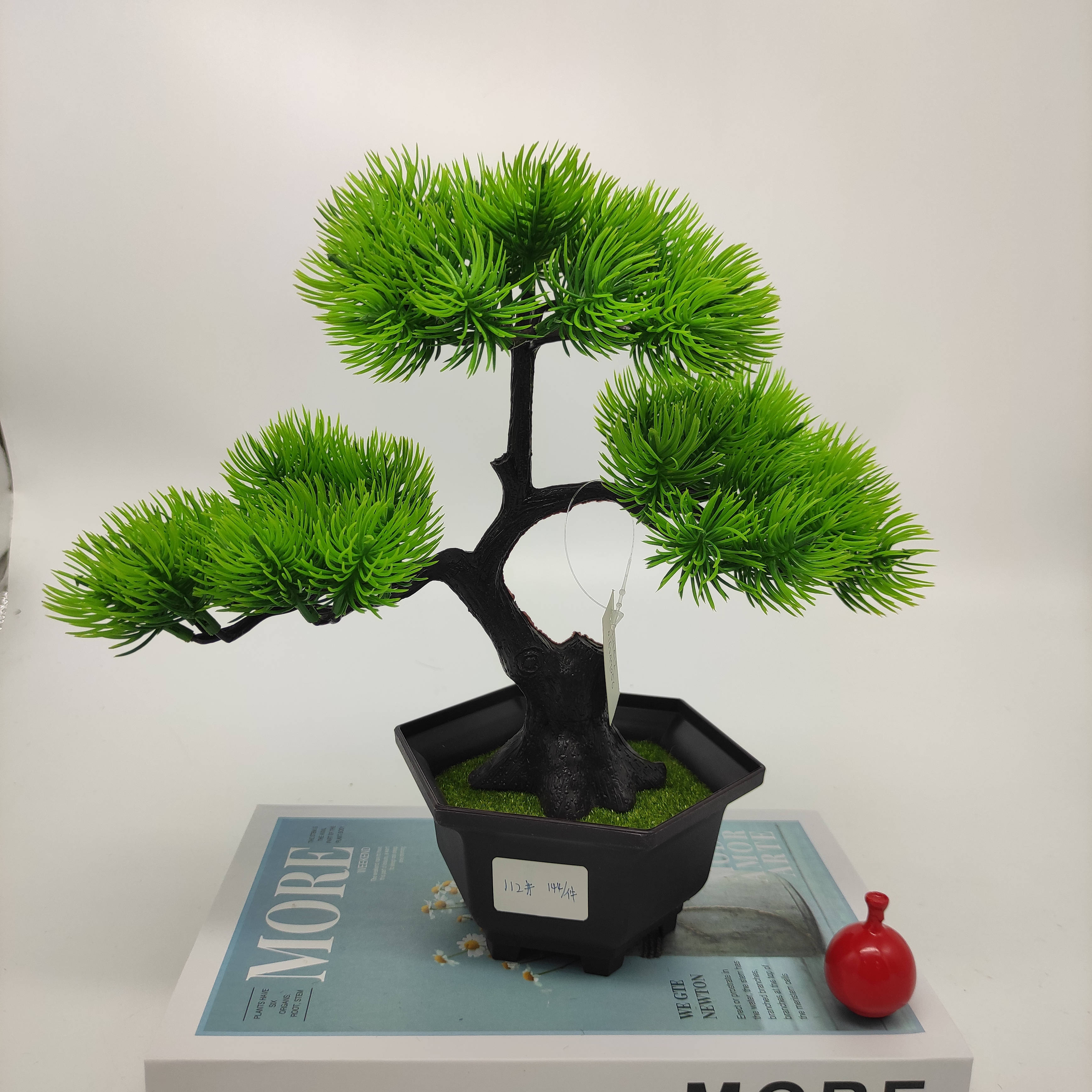 Mini artificial bonsai flowers, small potted plants, factory direct sales of artificial flower plants Specification image