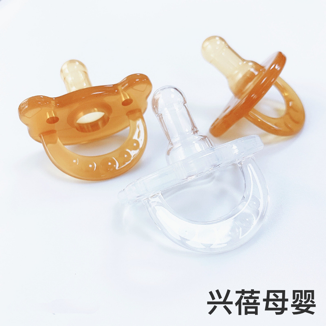 Baby products cartoon silicone playable pacifiers for babies to sleep soundly nano silver pacifiers Silicone soothing pacifiers Application Scenario