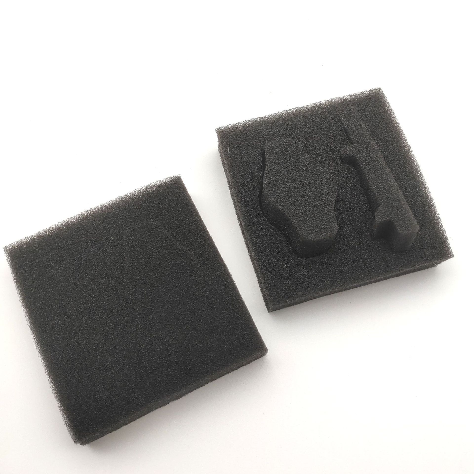 The manufacturer specializes in supplying high resilience sponge lined with various specifications of foamed foam and black special-shaped sponge Specification drawing