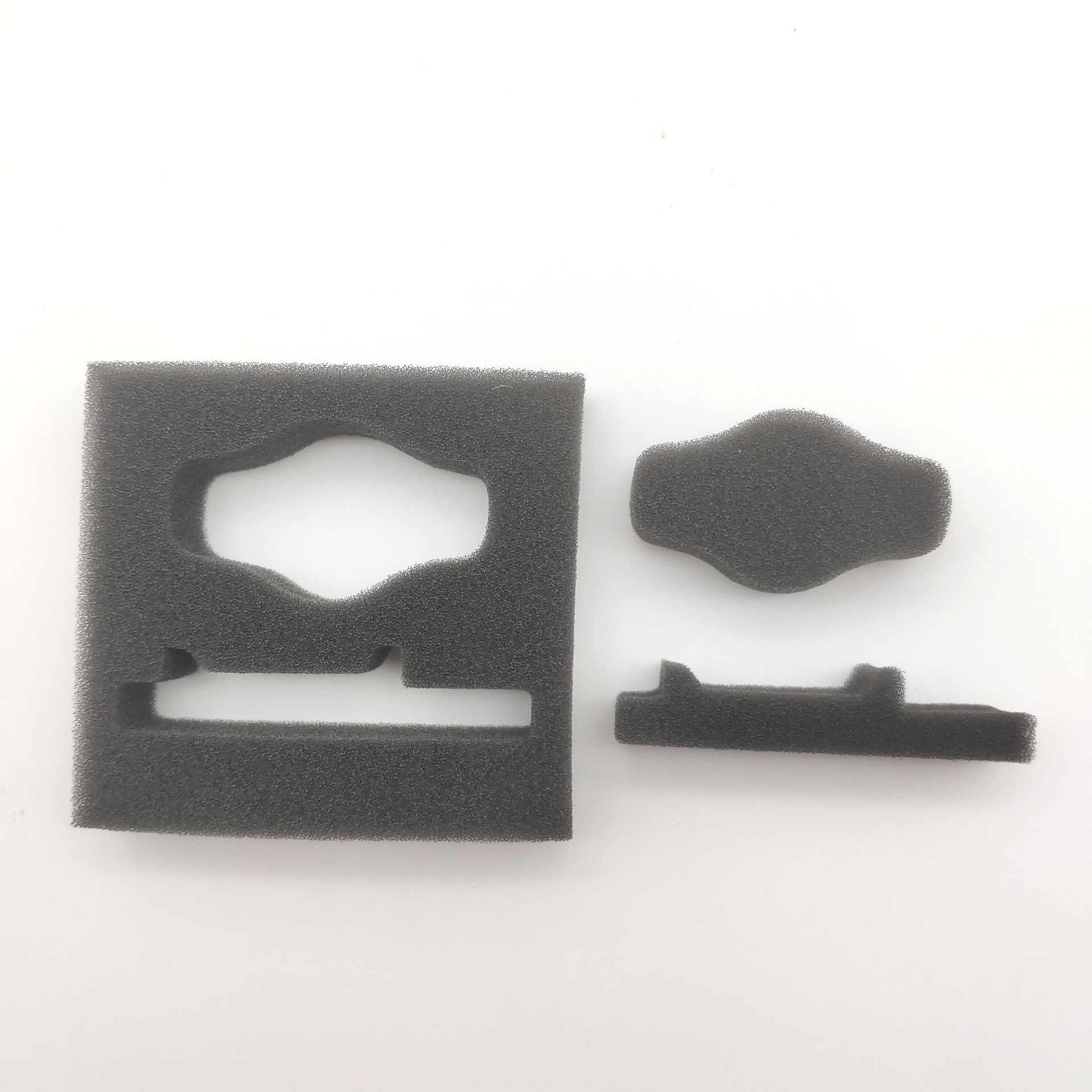 The manufacturer specializes in supplying high resilience sponge lined with various specifications of foamed foam and black special-shaped sponge Application Scenario
