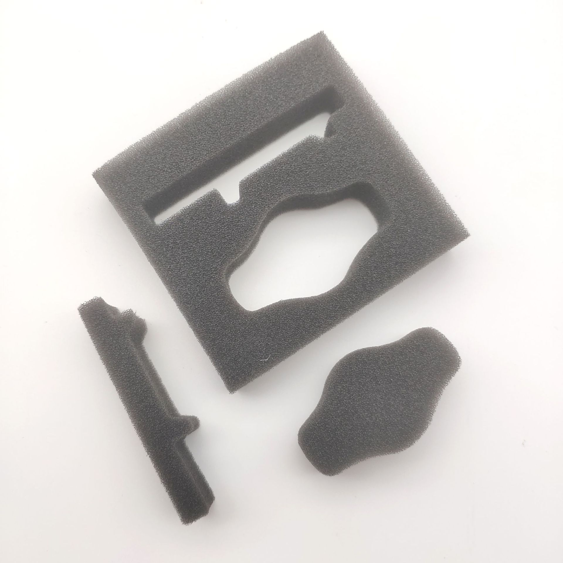 The manufacturer specializes in supplying high resilience sponge lined with various specifications of foamed foam and black special-shaped sponge details Picture
