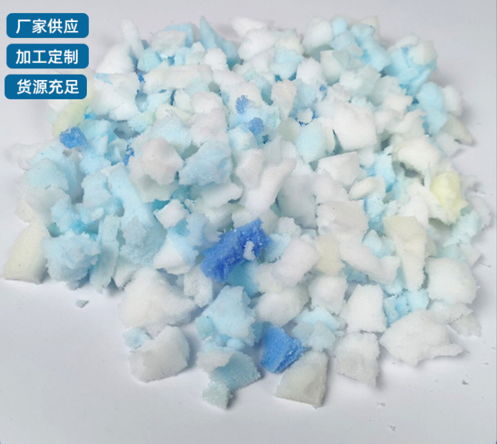 Blue slow-rebound memory foam, chopped and crushed sponge, slow-rebound chopped and crushed sponge pillow Application Scenario