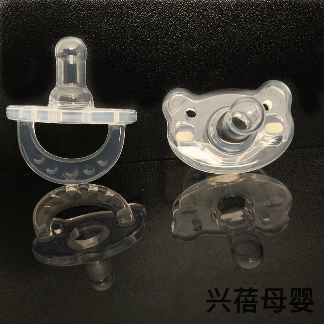Baby products cartoon silicone playable pacifiers for babies to sleep soundly nano silver pacifiers Silicone soothing pacifiers Specification image
