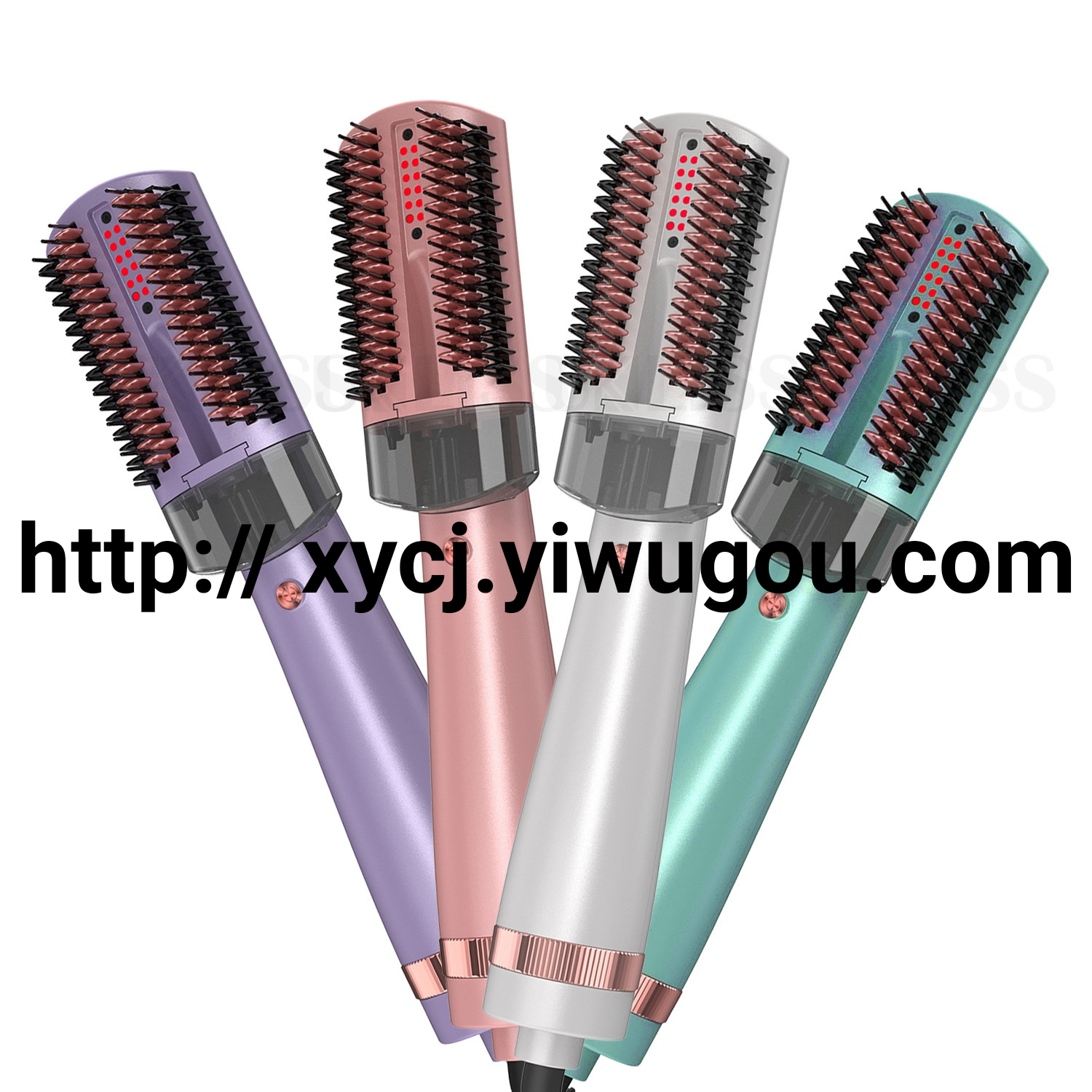 Cross-border five-in-one hot air comb, spray hair care, curling and straightening dual-purpose hair dryer, multi-functional infrared straightening and curling comb Specification image
